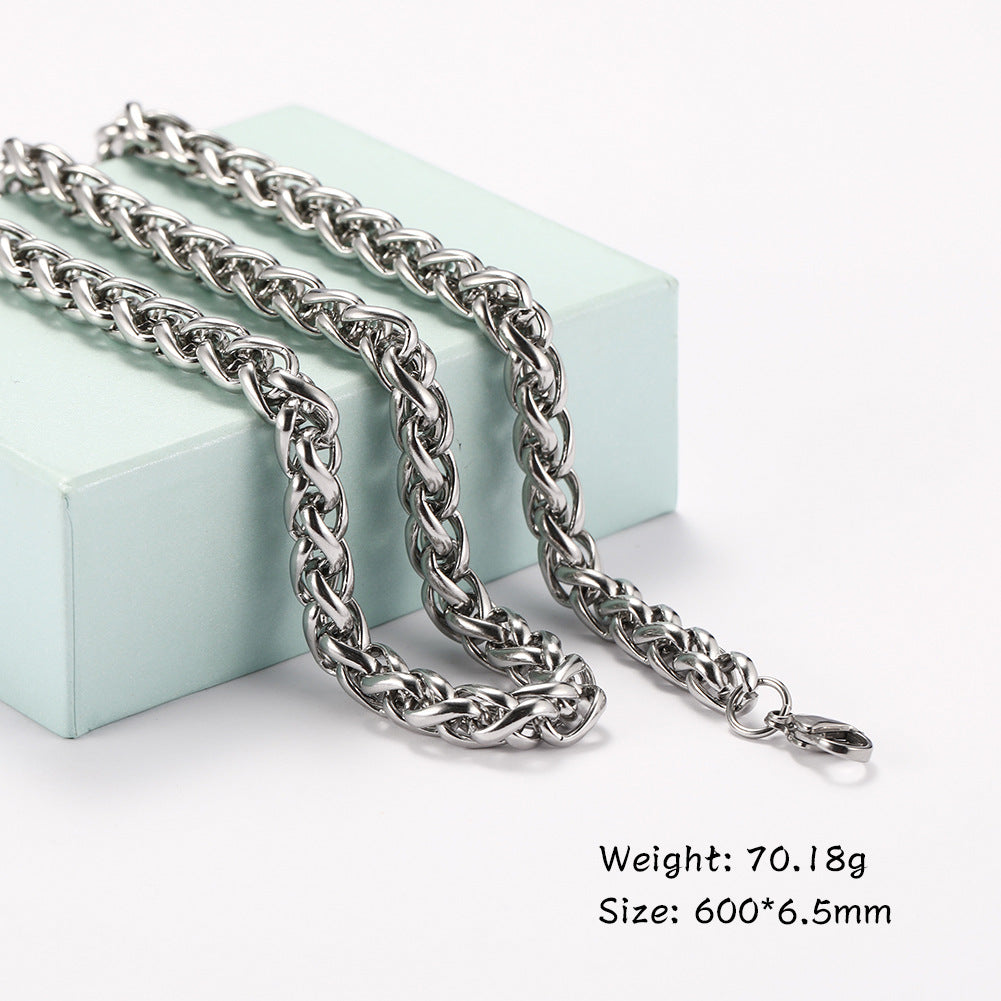 Titanium Cuban Chain Necklace