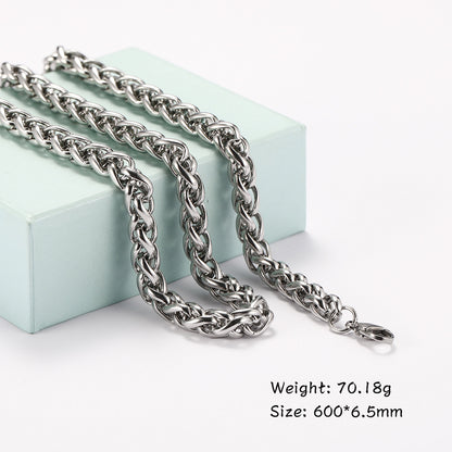 Titanium Cuban Chain Necklace