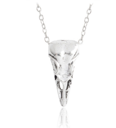 Vintage Viking Skull Pendant Necklace for Men
