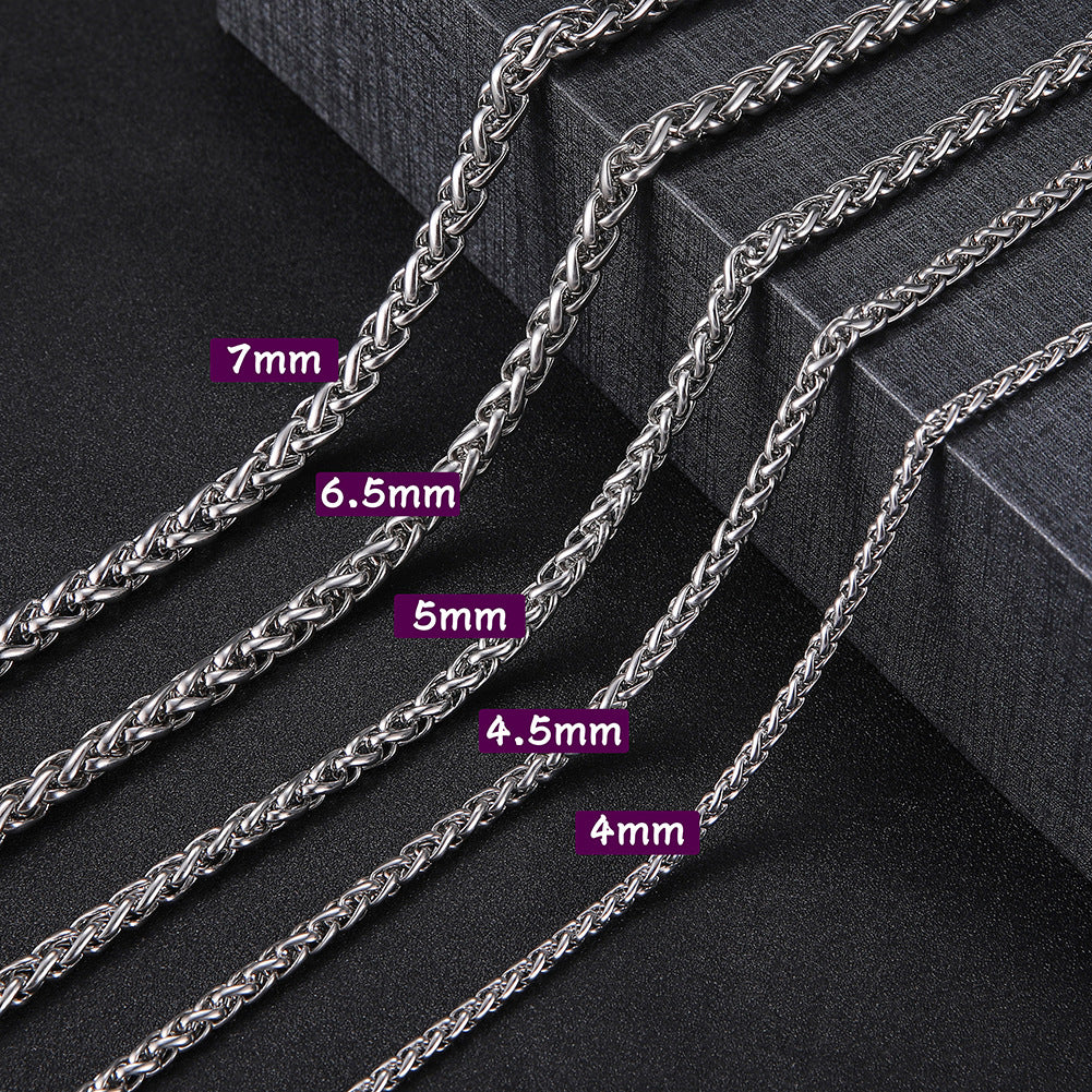 Titanium Cuban Chain Necklace