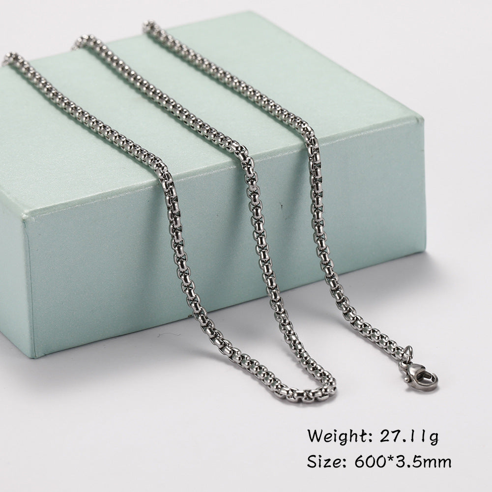 Titanium Cuban Chain Necklace