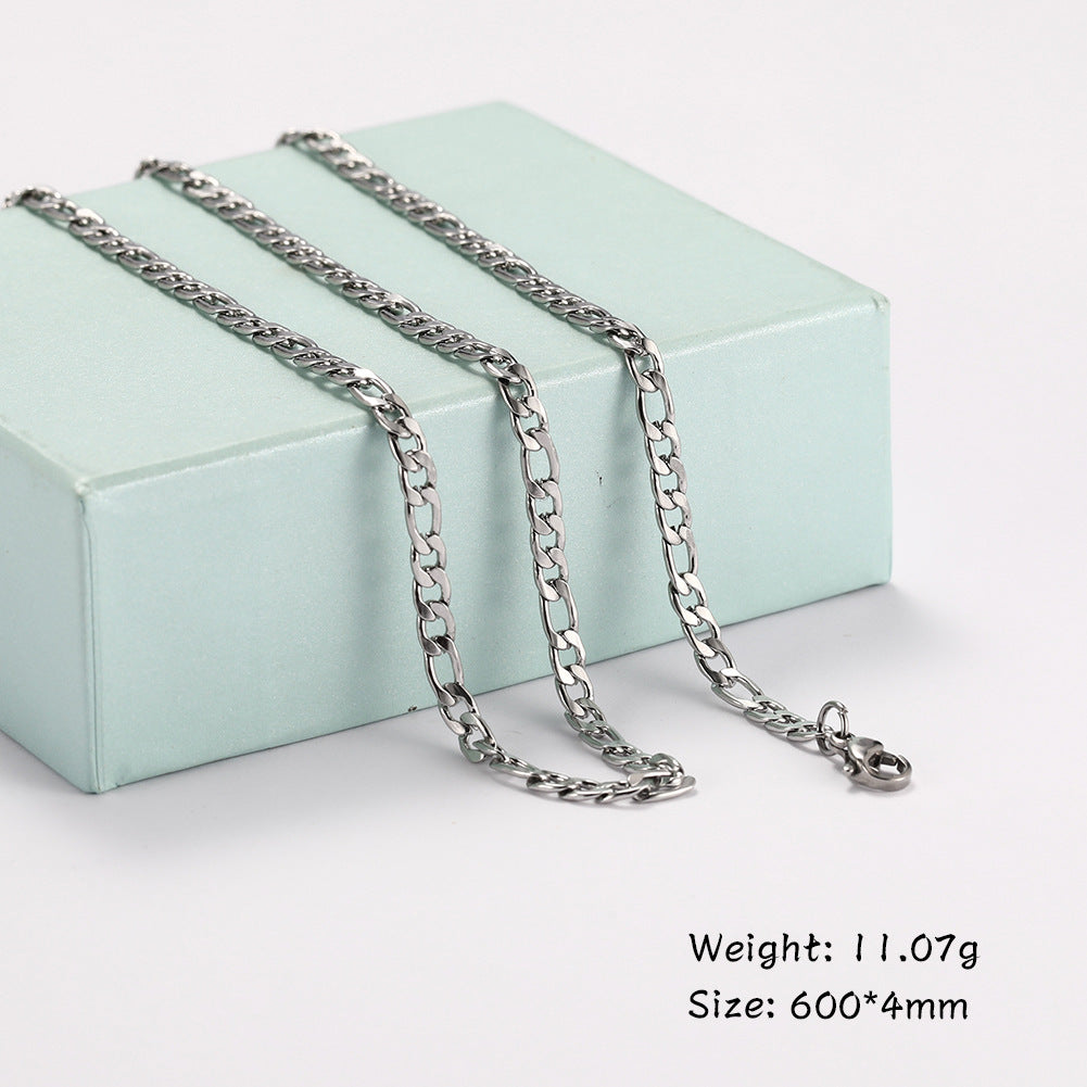 Titanium Cuban Chain Necklace