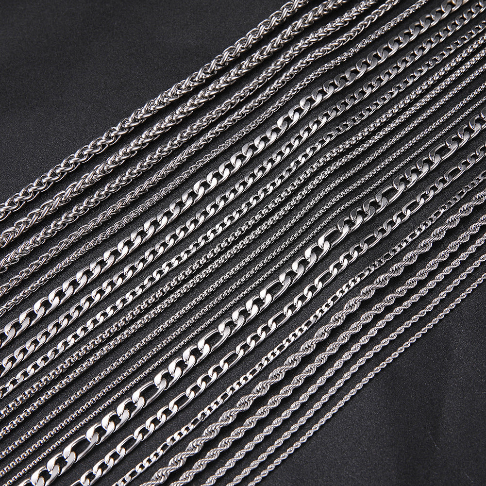 Titanium Cuban Chain Necklace
