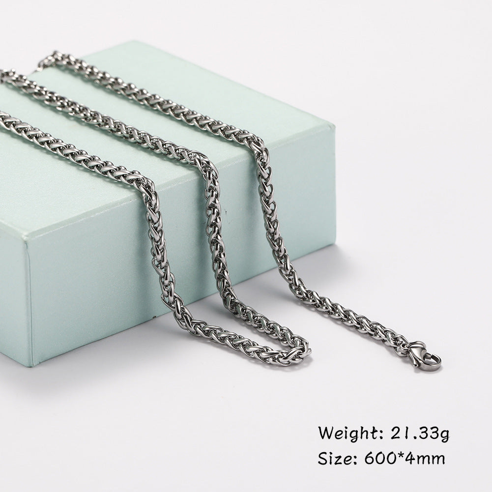 Titanium Cuban Chain Necklace