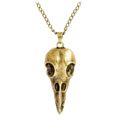 Vintage Viking Skull Pendant Necklace for Men
