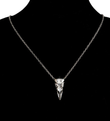 Vintage Viking Skull Pendant Necklace for Men