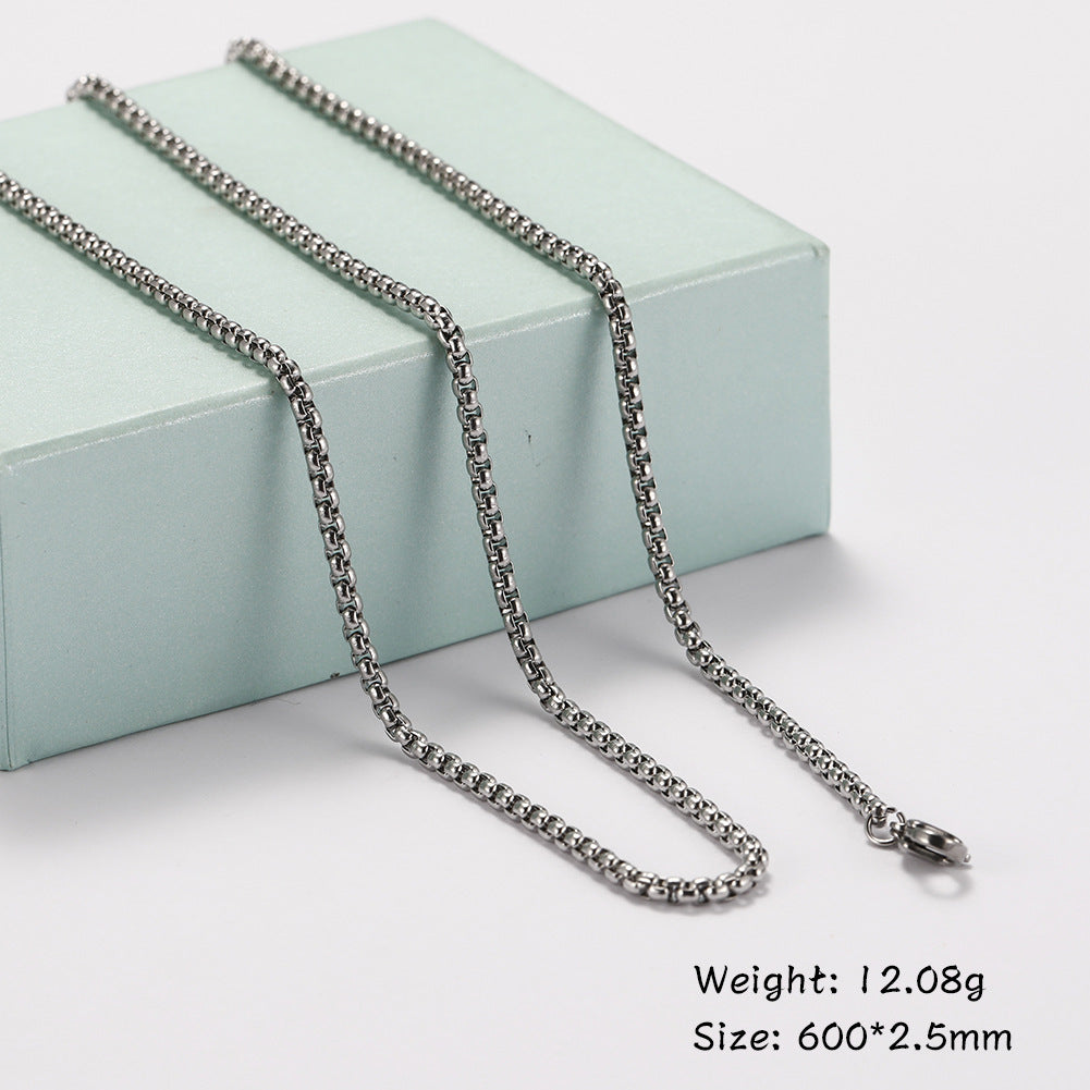 Titanium Cuban Chain Necklace