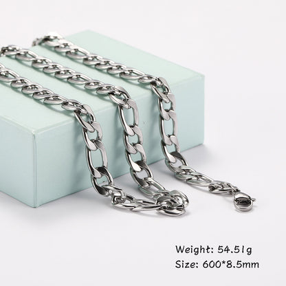 Titanium Cuban Chain Necklace